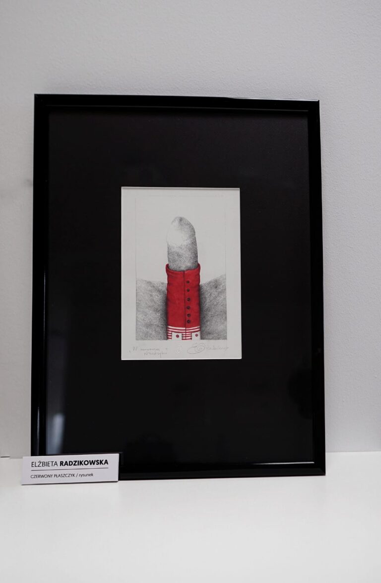 Czerwony płaszczyk (rysunek)