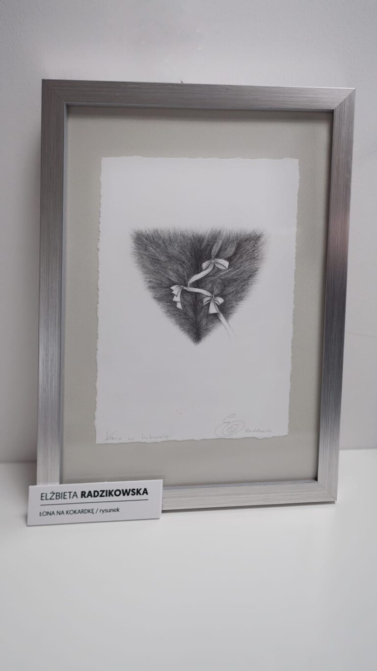 Łona na kokardkę (rysunek)