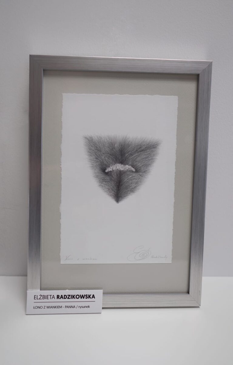 Łona z wiankiem – Panna (rysunek)